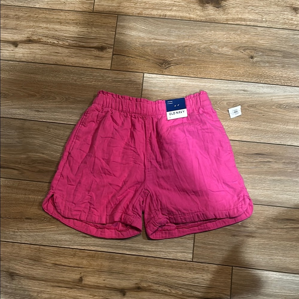 Old Navy Pink Athletic Shorts Elastic Waistband